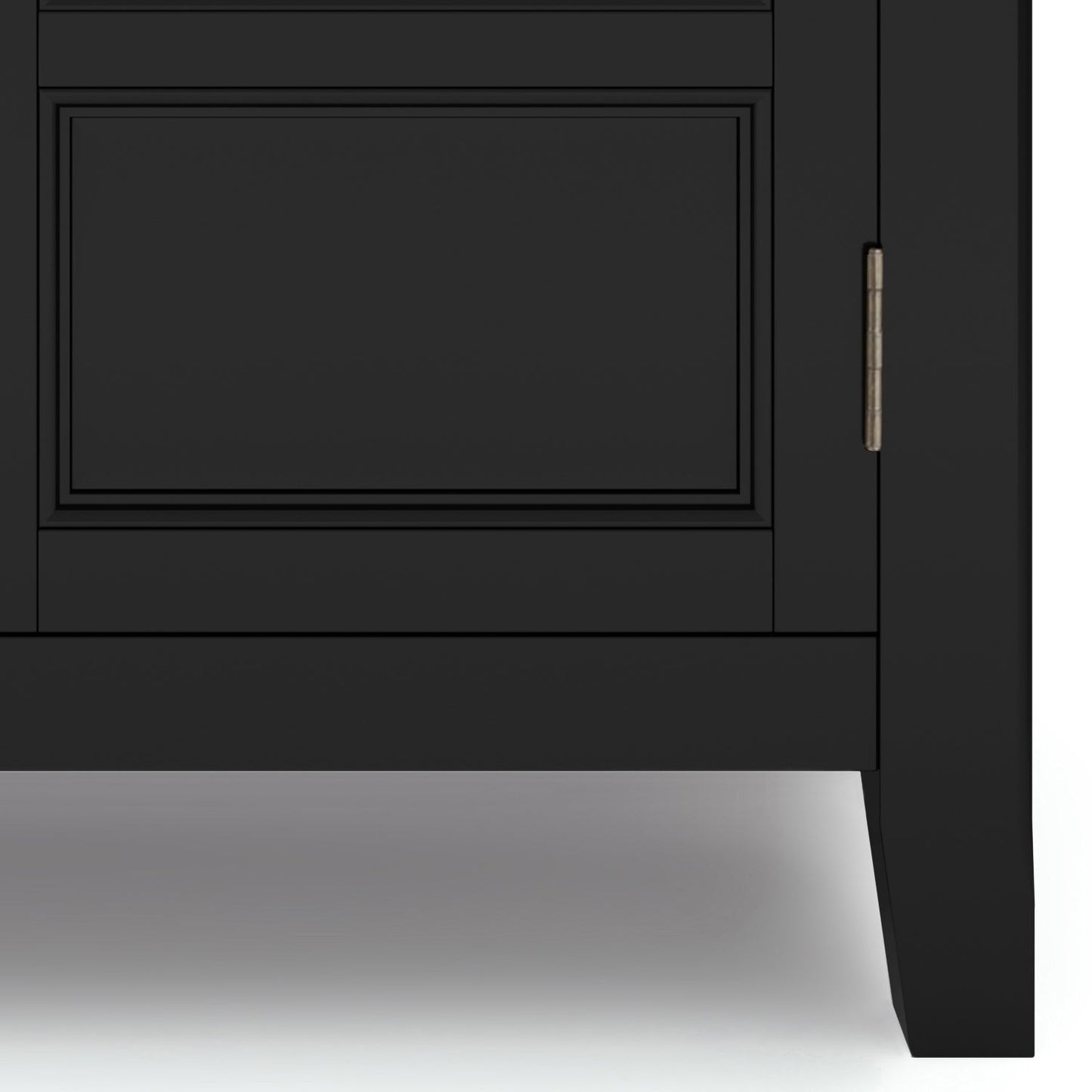 Fracture Storage Cabinet with 2 Doors and Tapered Legs