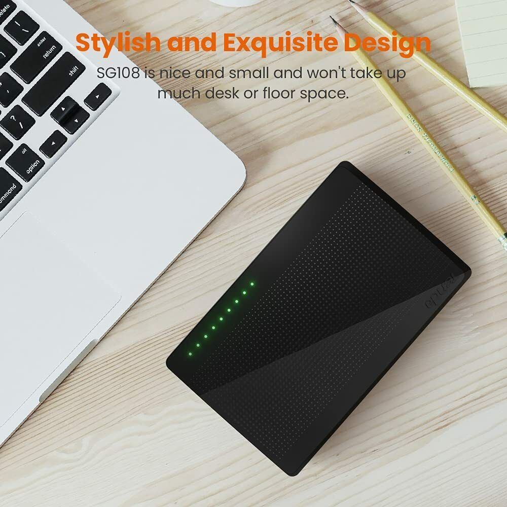 Tenda SG108 8-Port Gigabit Ethernet Desktop Switch