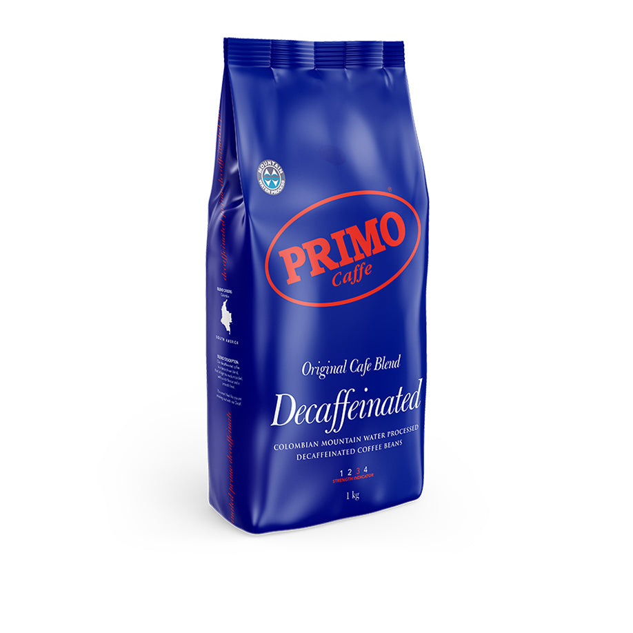 Primo Caffe 1kg Decafe Coffee Beans with Process