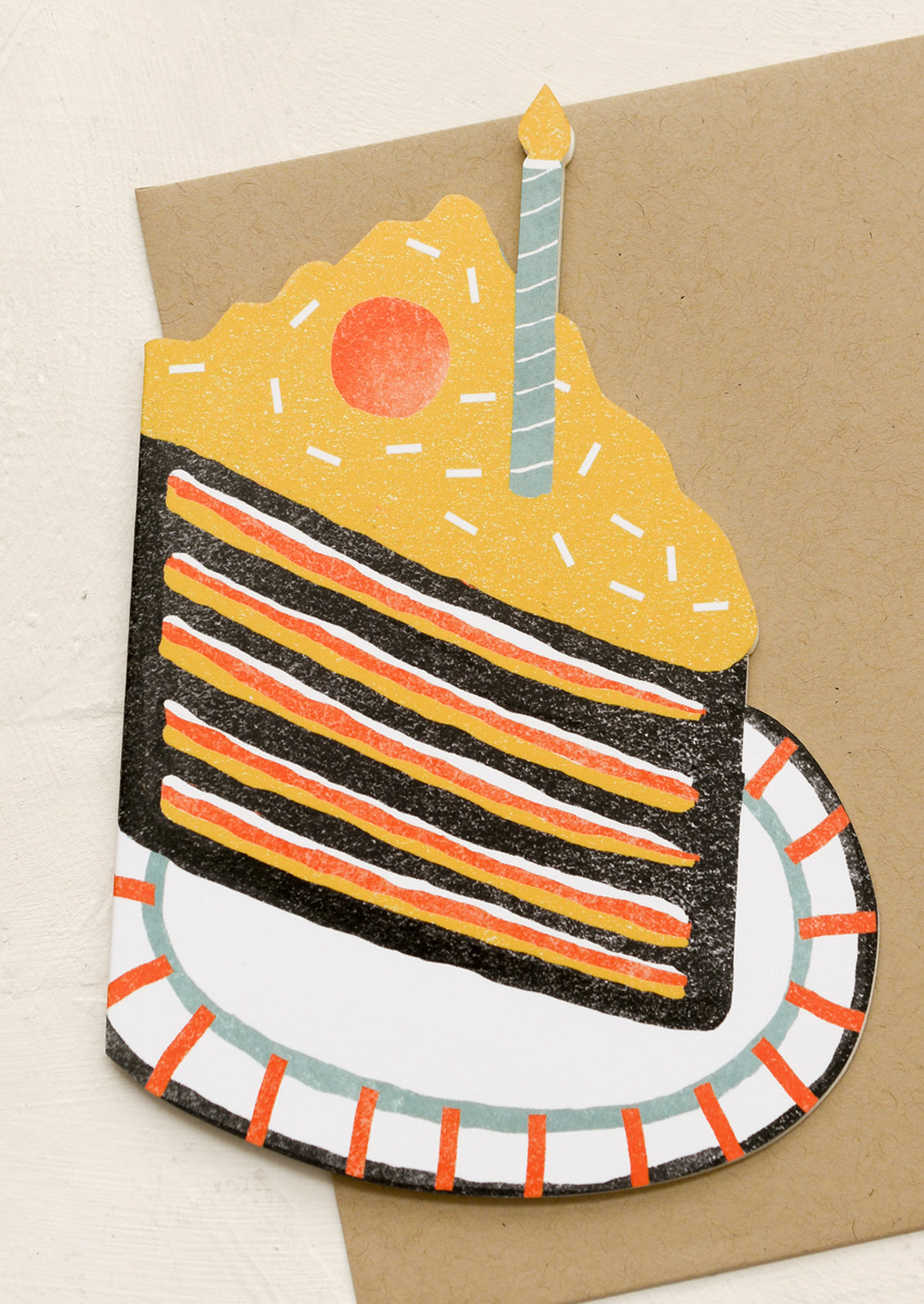 Birthday Cake Diecut Card