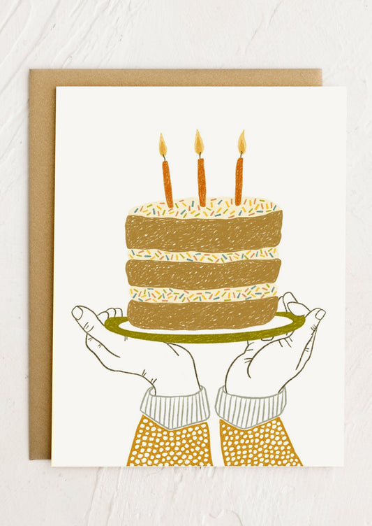 Birthday Cake With Candles Card
