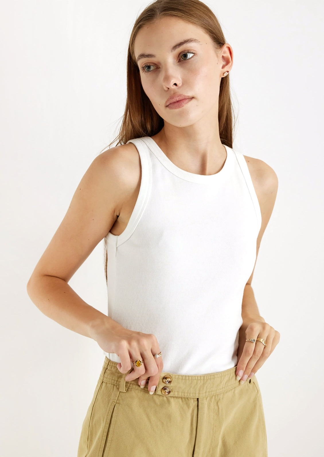 Calla Cotton Rib Tank