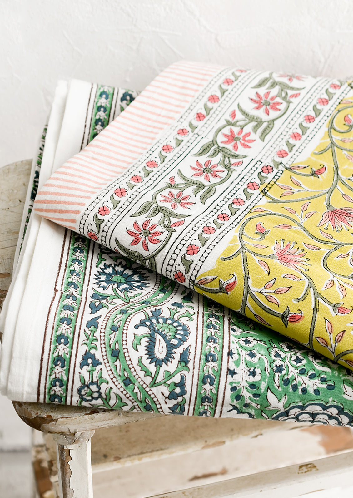 Dona Block Printed Tablecloth