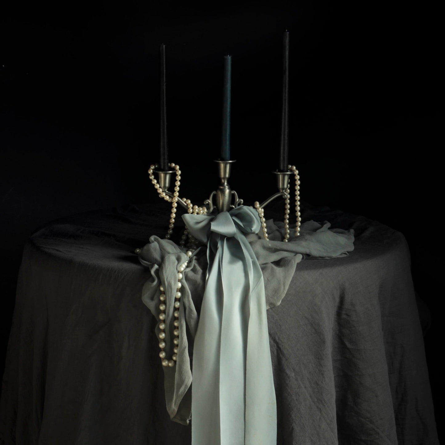 Seaglass {Sheer Silk Runner}