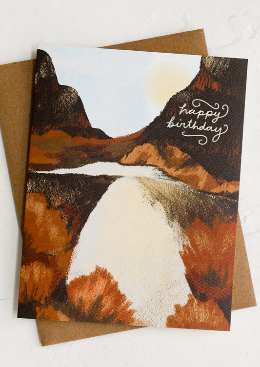 Canyon Birthday Card