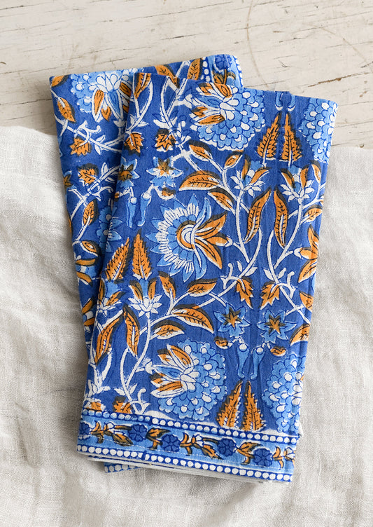 Capri Block Print Napkin Set