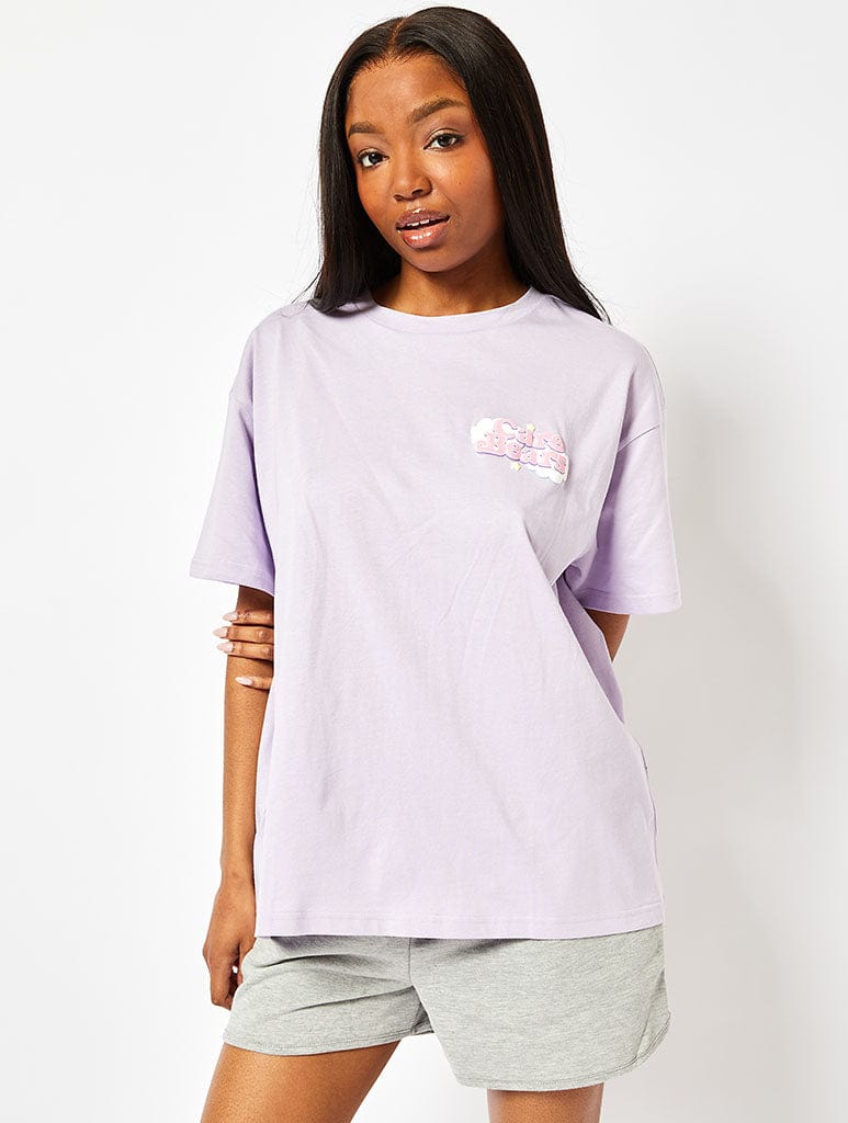 Care Bears Varsity T-Shirt in Lilac