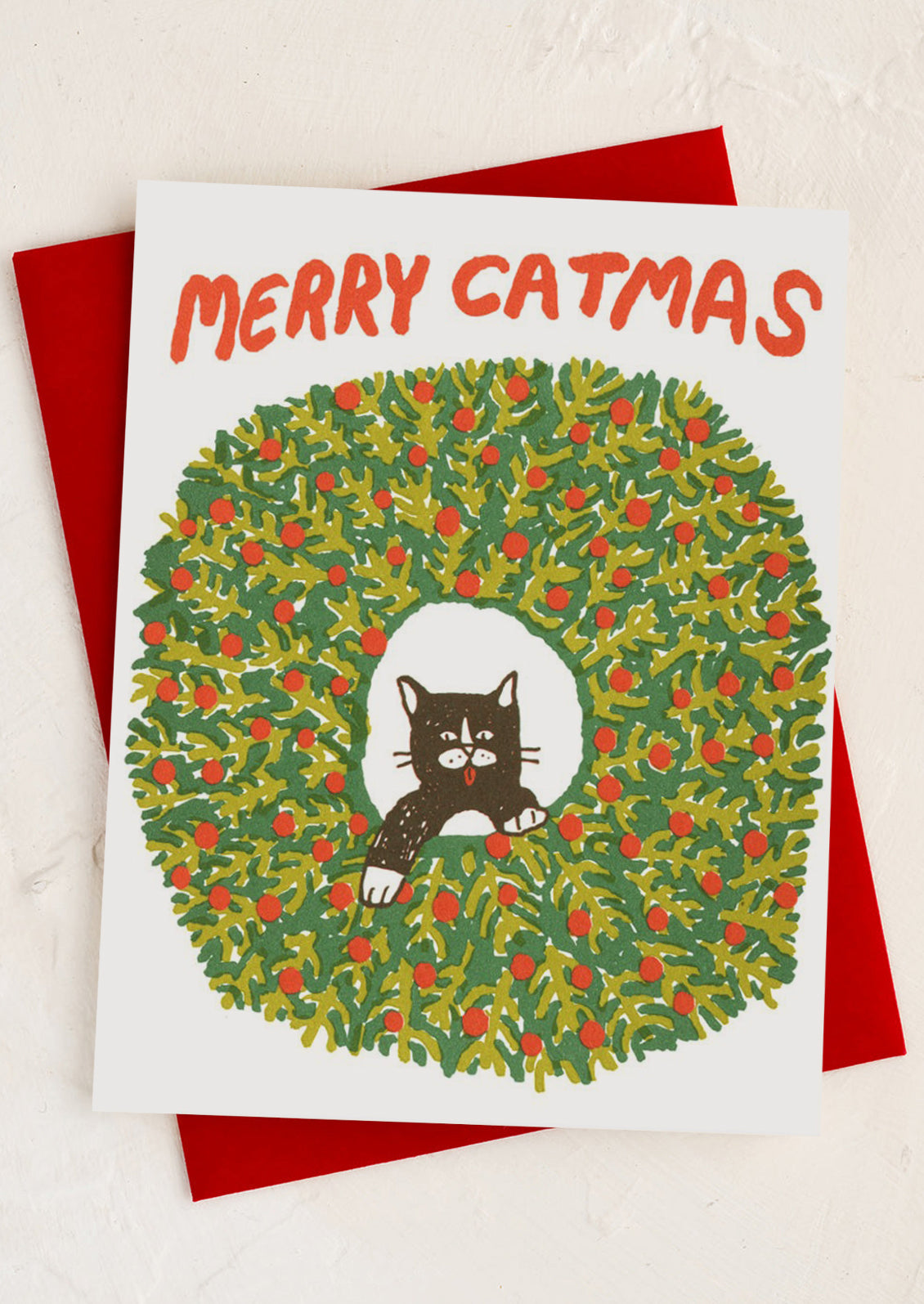 Merry Catmas Card