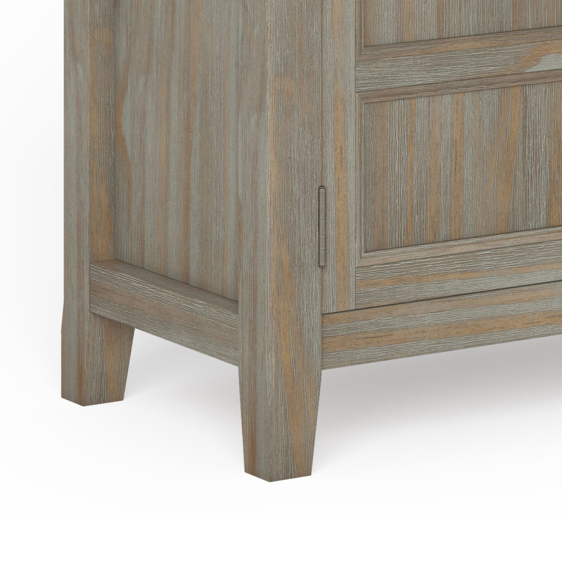 Fracture Storage Cabinet with 2 Doors and Tapered Legs