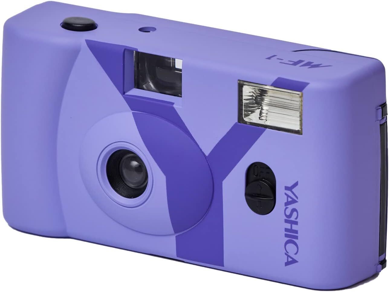 Yashica MF-1 Snapshot Reusable 35mm Film Camera Set (Lavender)