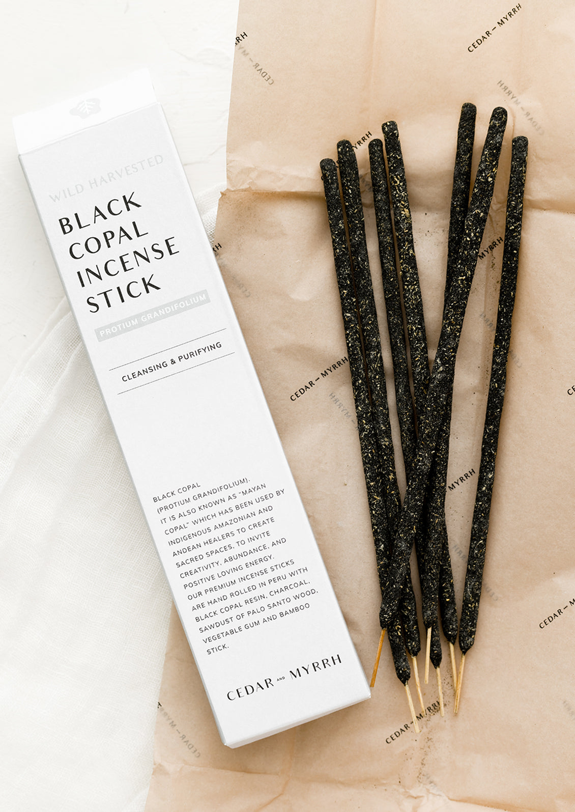 Cedar & Myrrh Rolled Incense