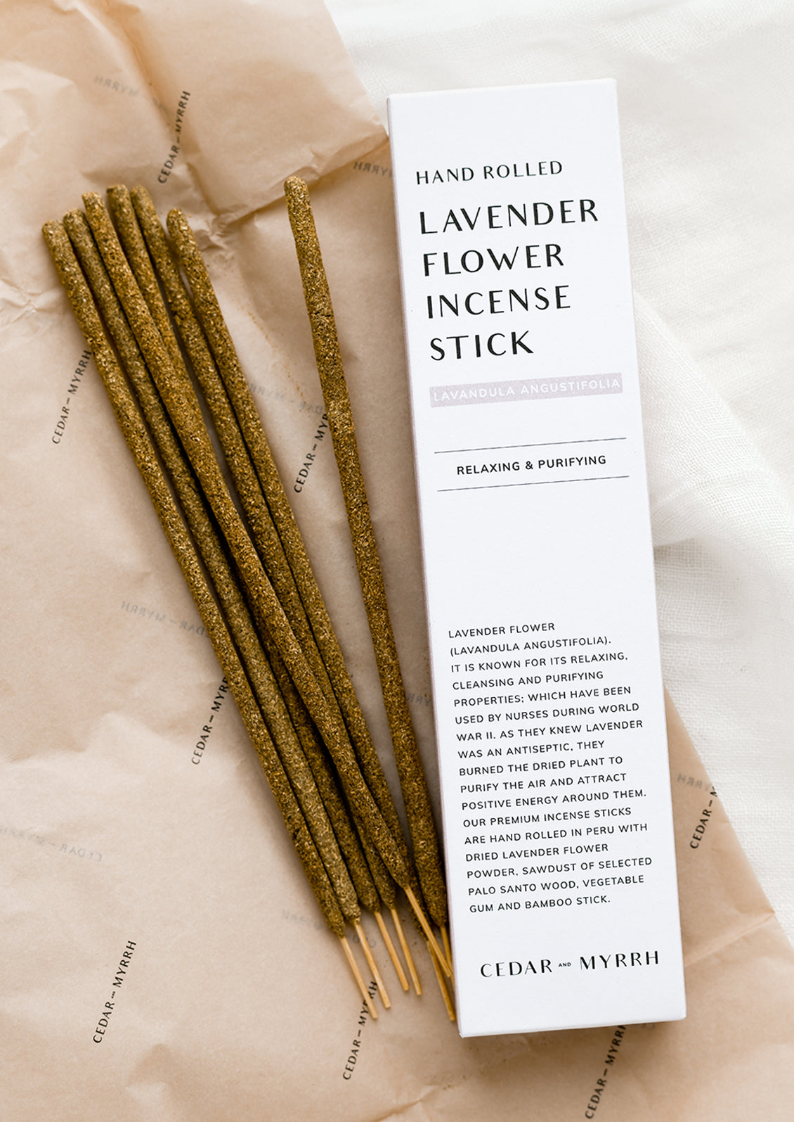 Cedar & Myrrh Rolled Incense