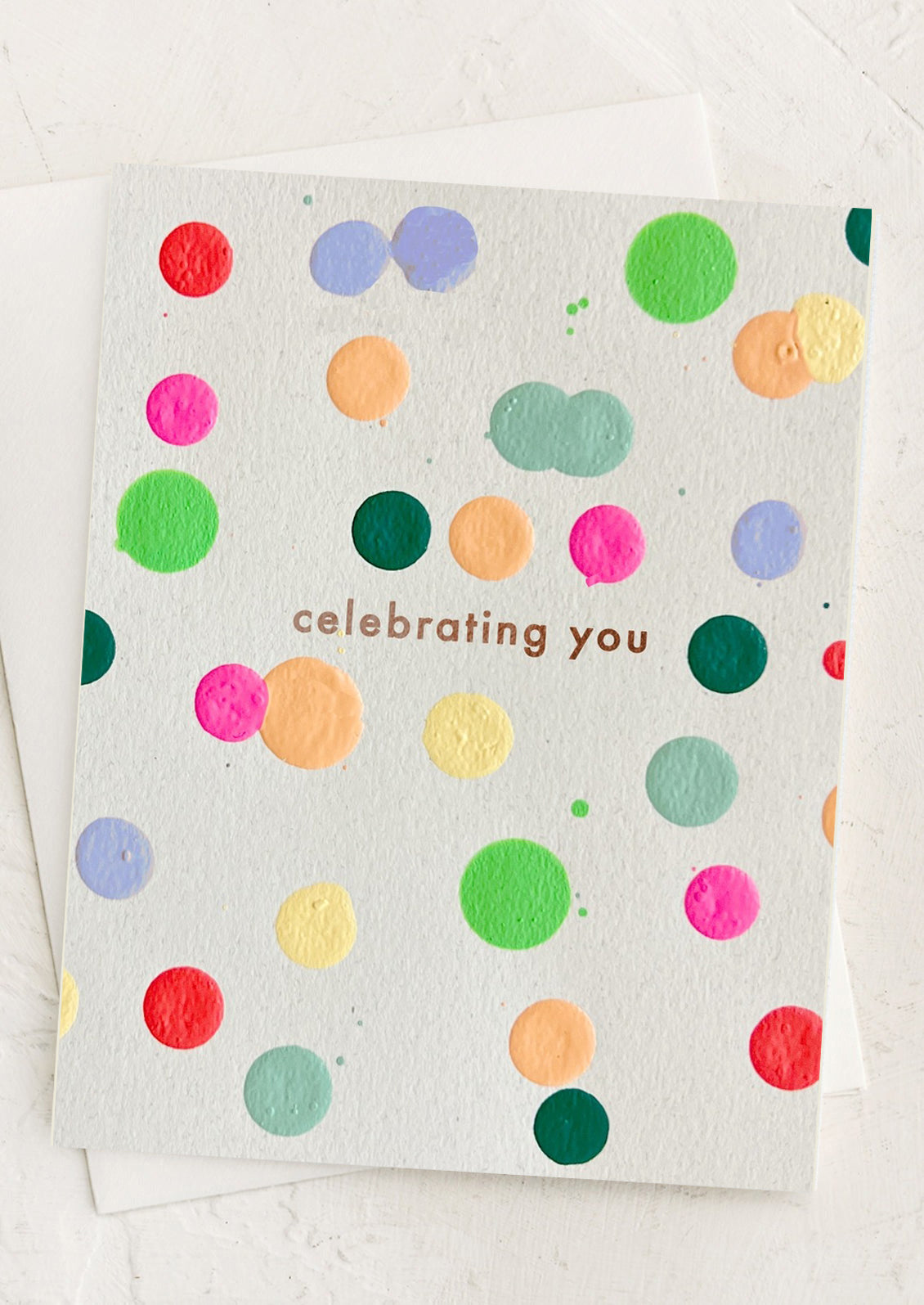 Paint Dot Celebrating You Card
