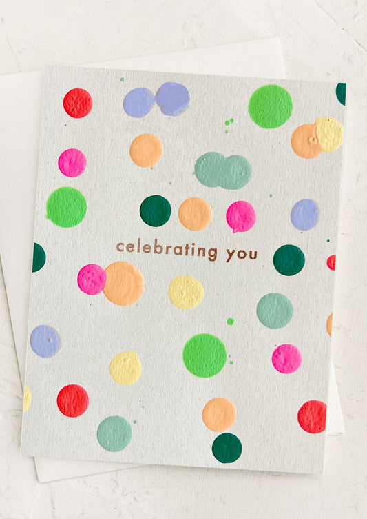Paint Dot Celebrating You Card