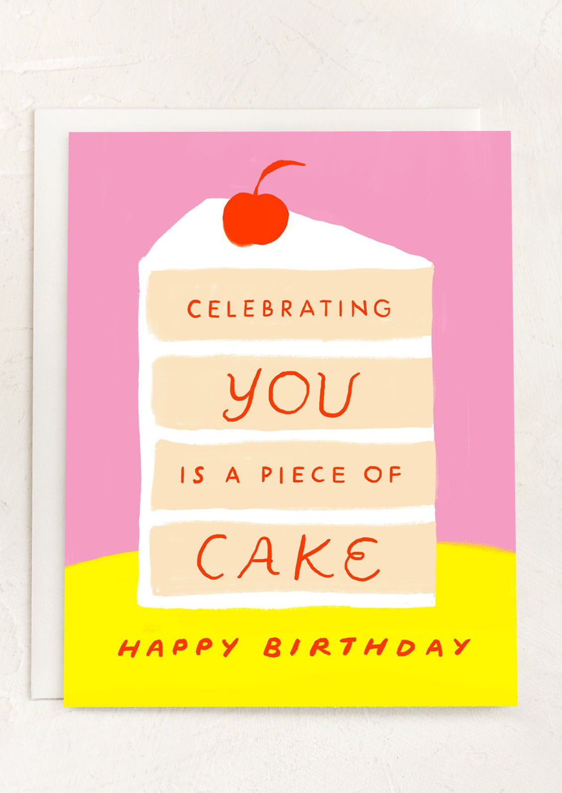 Cake Celebrating You Birthday Card