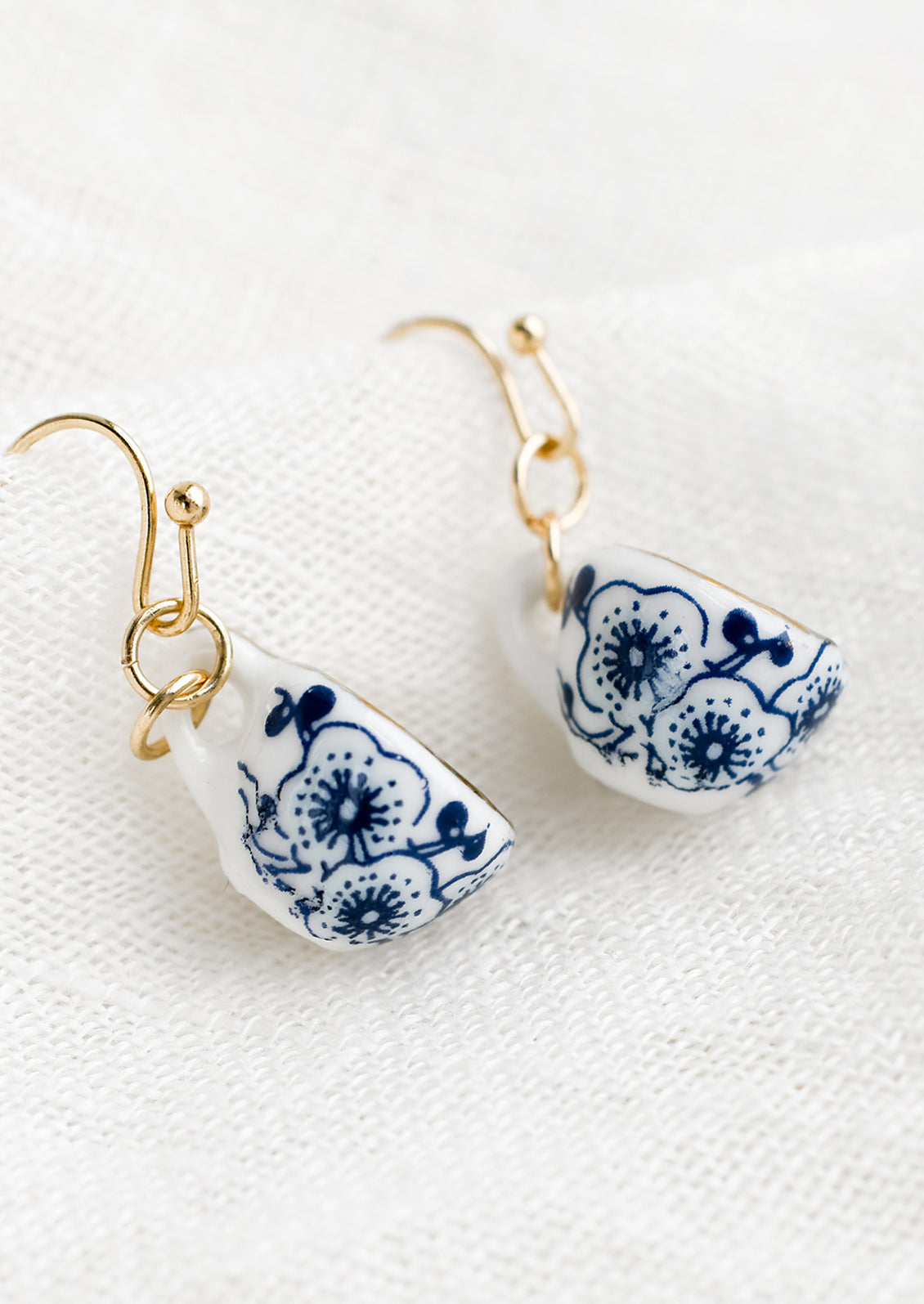Ceramic Teacup Earrings