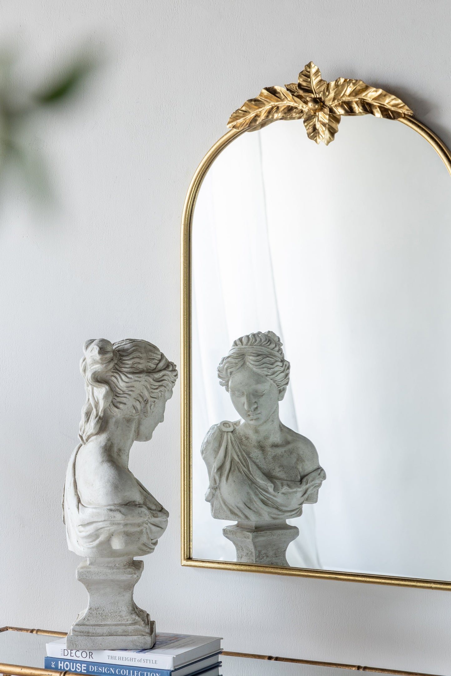 Wonderer Arched Wall Mirror with Metal Frame