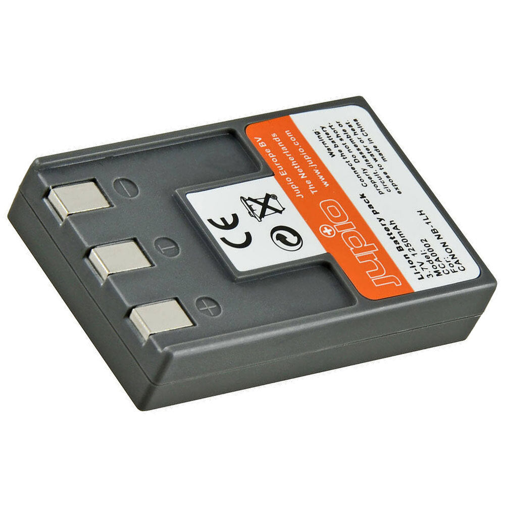 Jupio Li-Ion 3.7V 1250mAh Rechargeable Battery For Canon NB-1L/1LH Camera