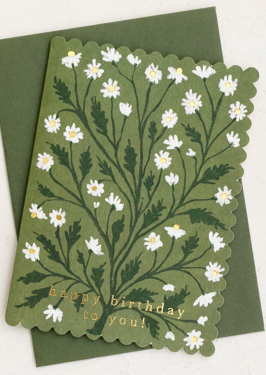 Chamomile Birthday Card