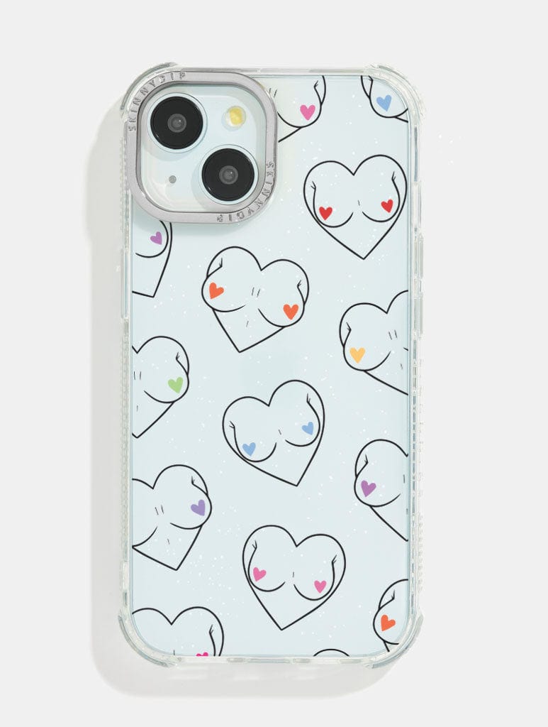 Charlotte Willcox x Skinnydip Boob Hearts Shock iPhone Case