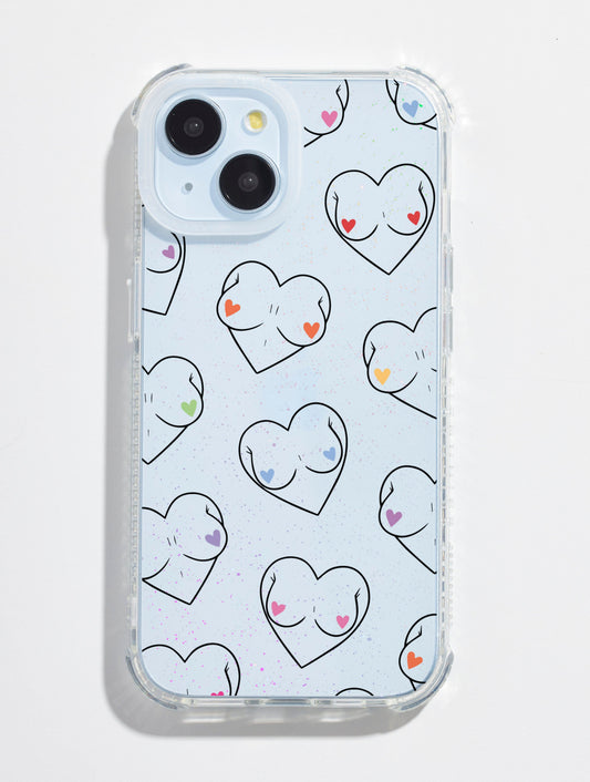 Charlotte Willcox x Skinnydip Boob Hearts Shock iPhone Case