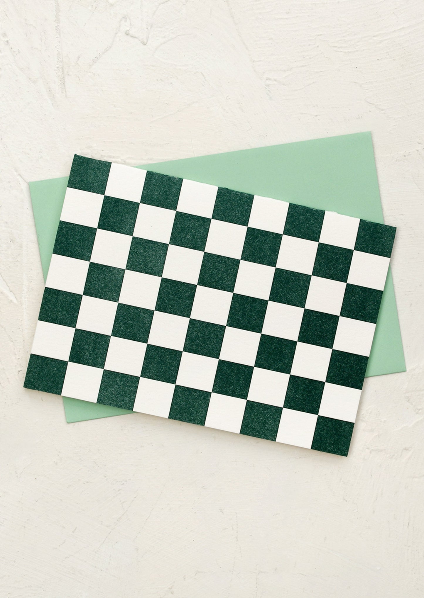 Checkered Blank Card Set
