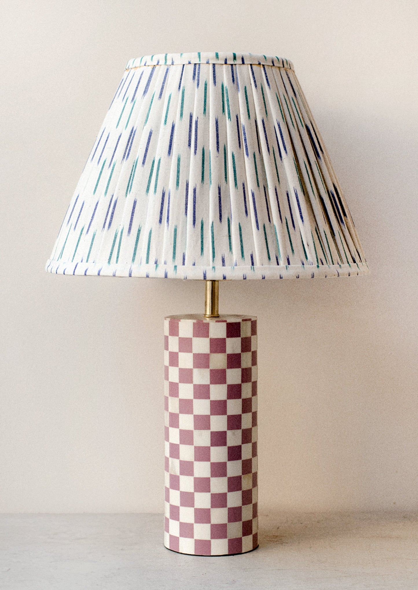 Checkered Table Lamp
