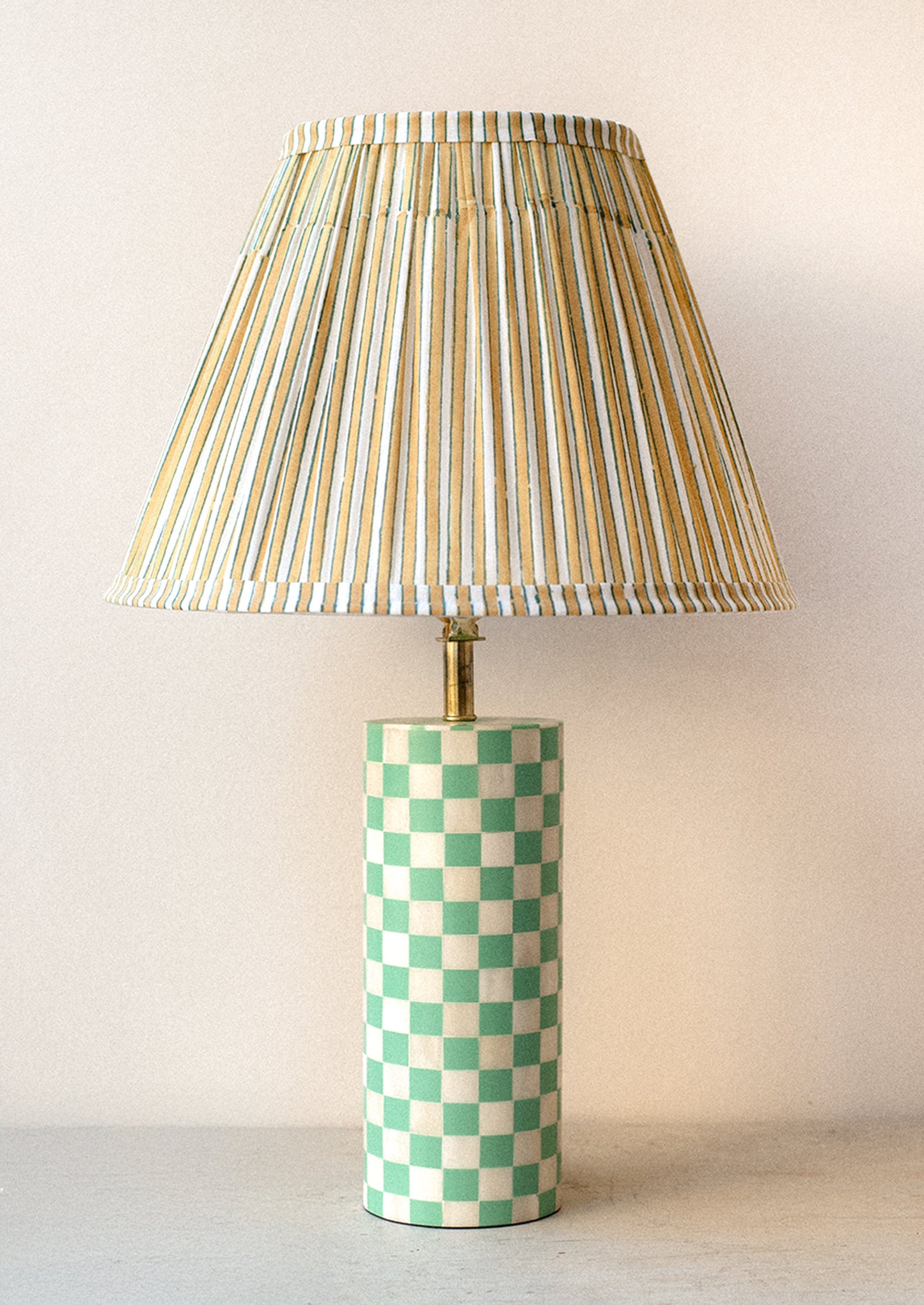 Checkered Table Lamp