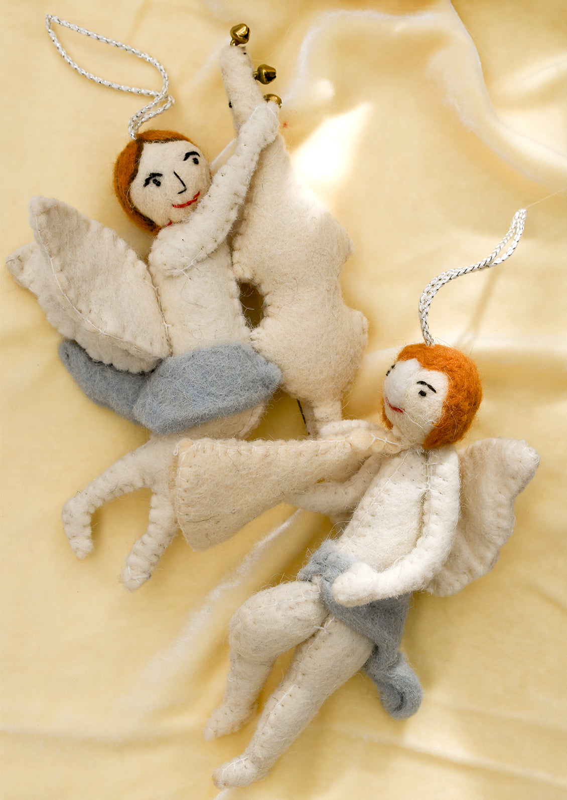 Felt Cherub Ornament
