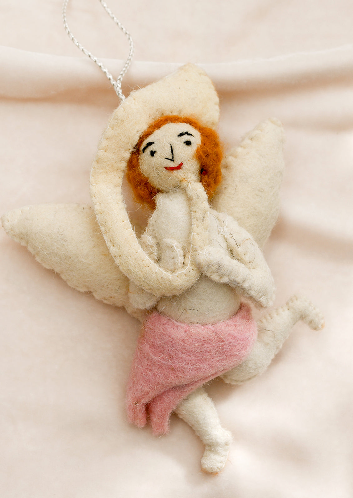 Felt Cherub Ornament