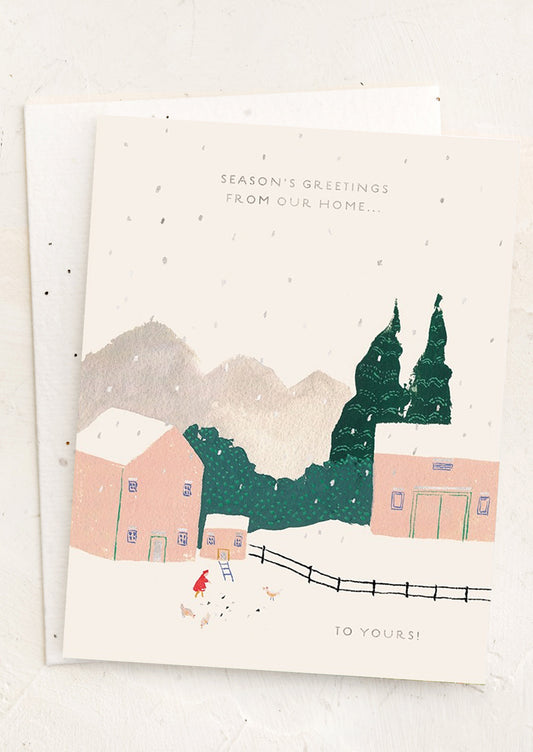 Snow Chickens Holiday Card