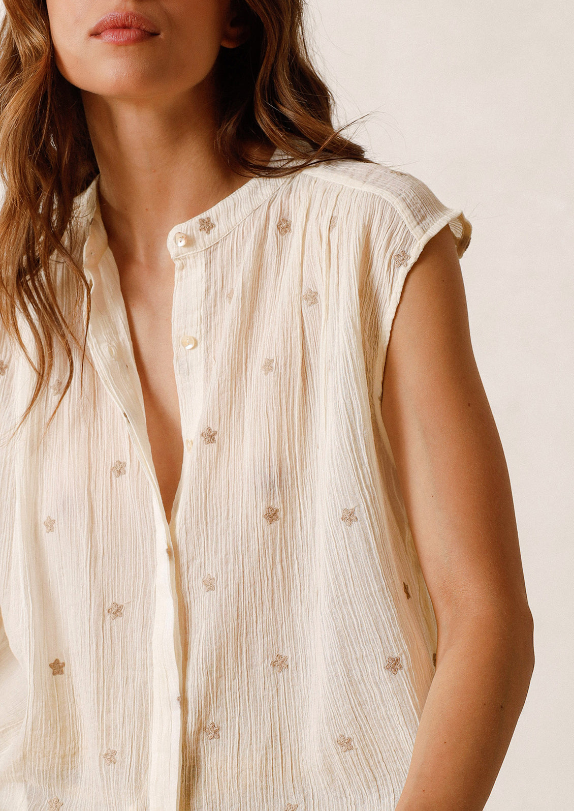 Chinti Embroidered Top