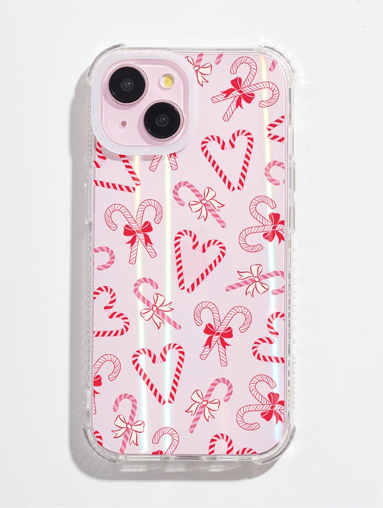 Christmas Candy Canes Shock iPhone Case