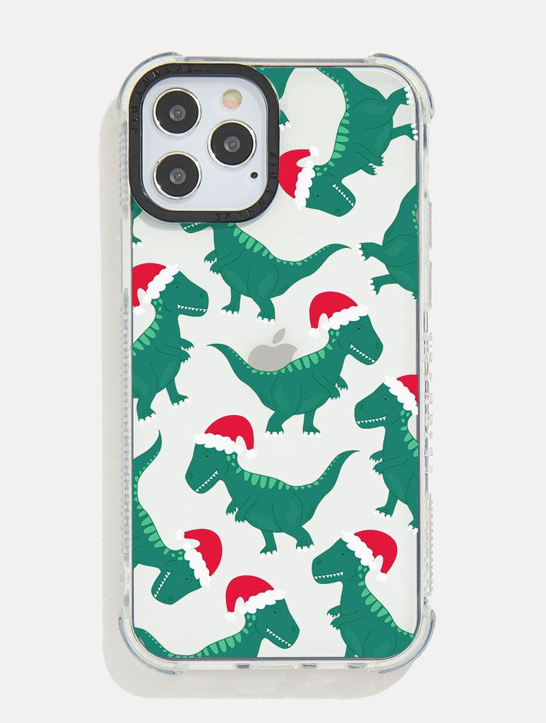 Christmas Dino Shock iPhone Case