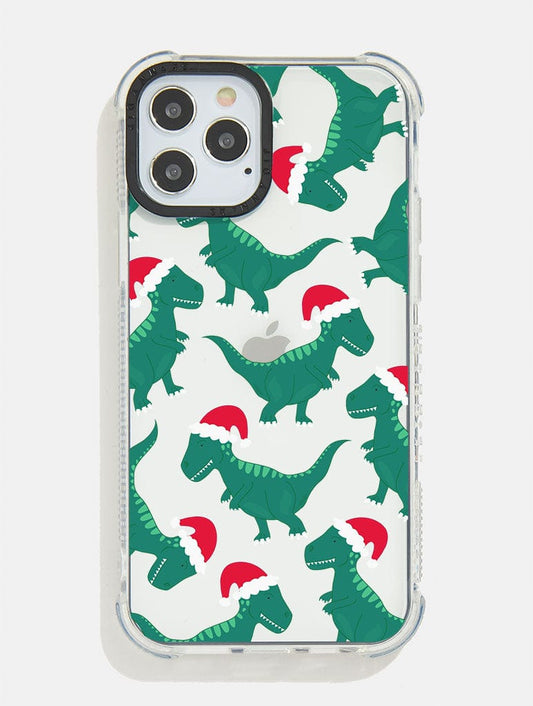 Christmas Dino Shock iPhone Case