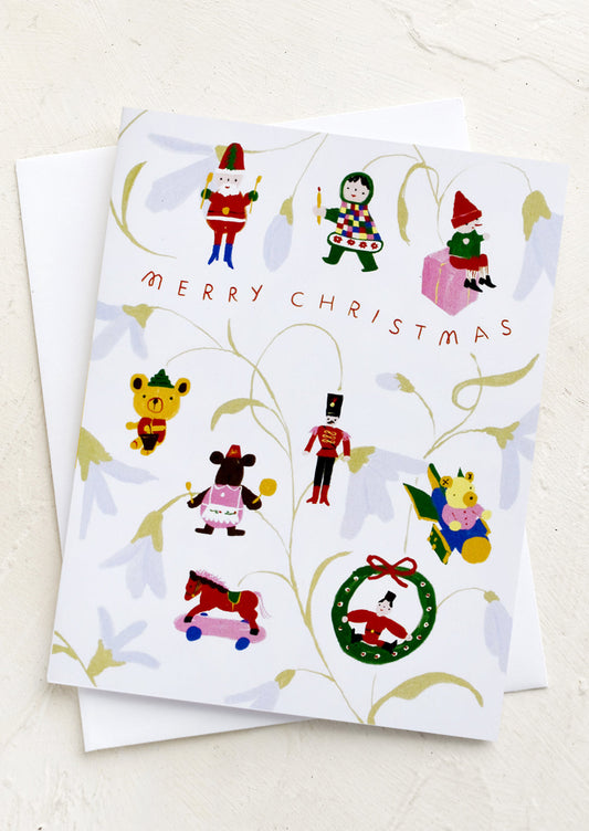 Holiday Ornaments Christmas Card