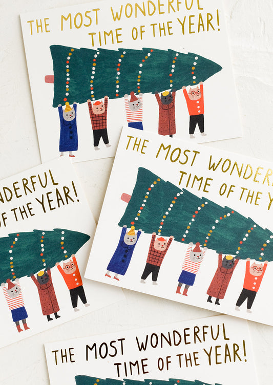 Christmas Tree Parade Card Set