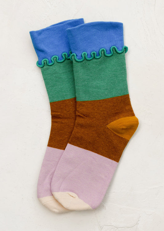 Cirque Color Block Socks