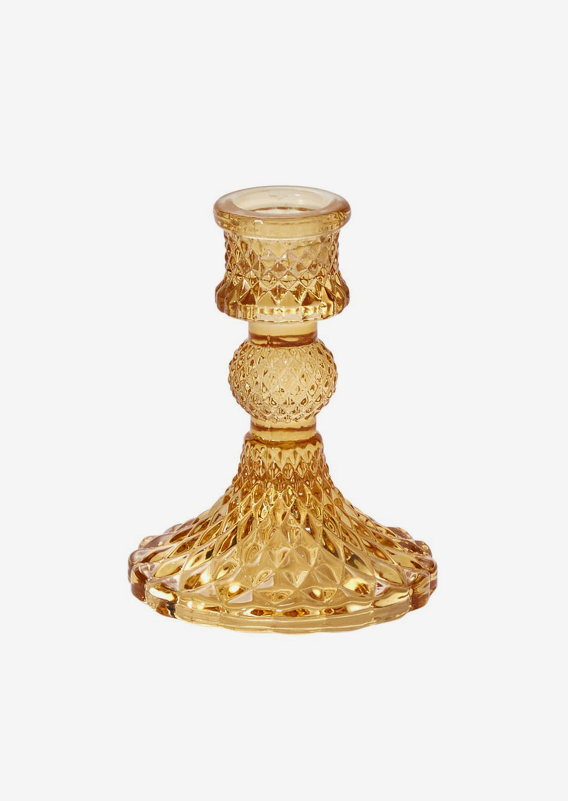 Clara Glass Candlestick Holder