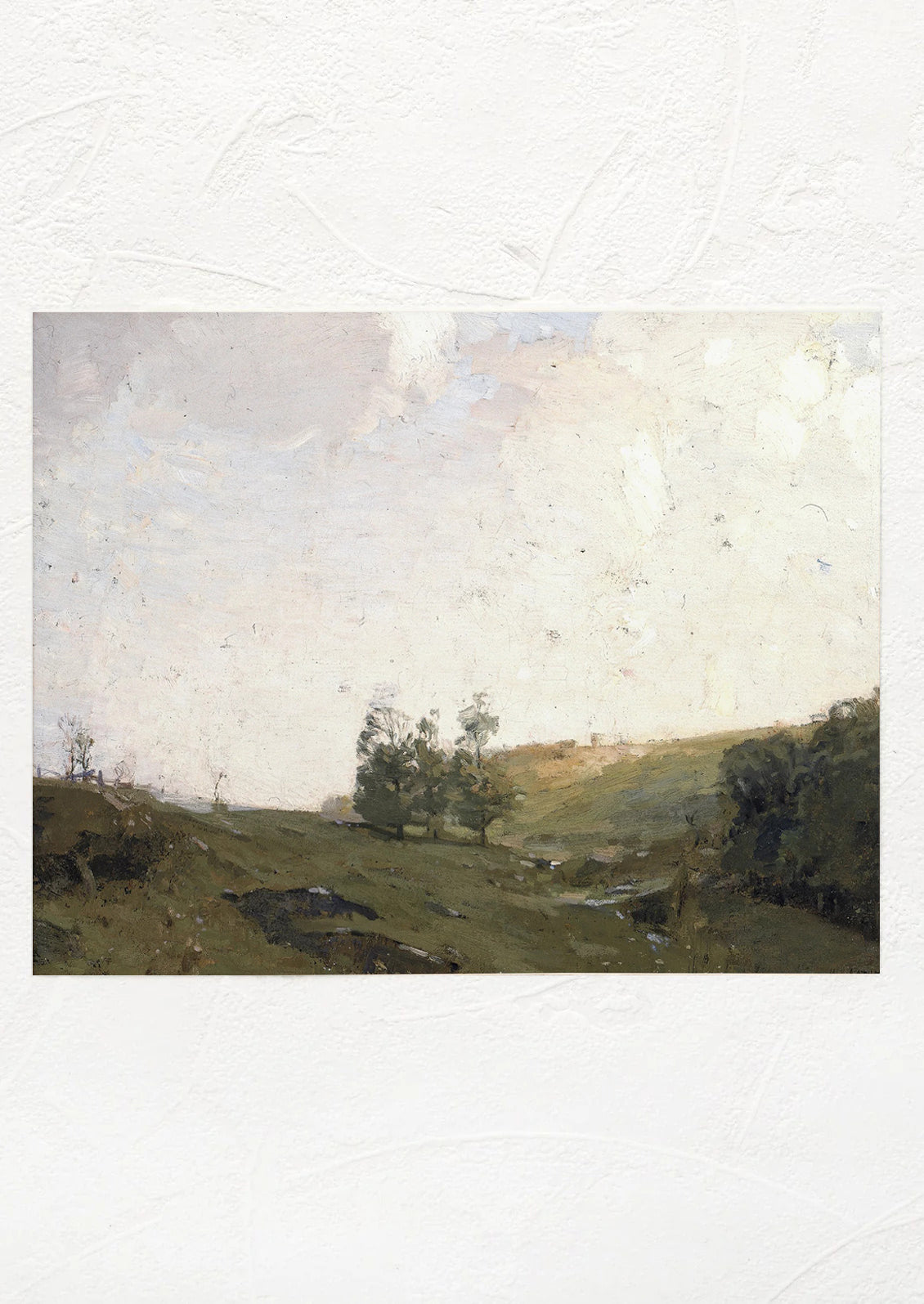 Clouds Over The Hill Print