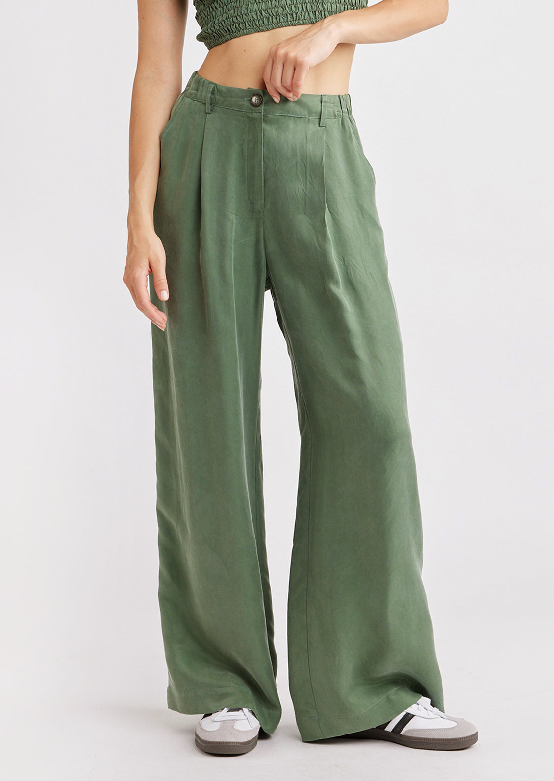 Clover Cupro Trousers
