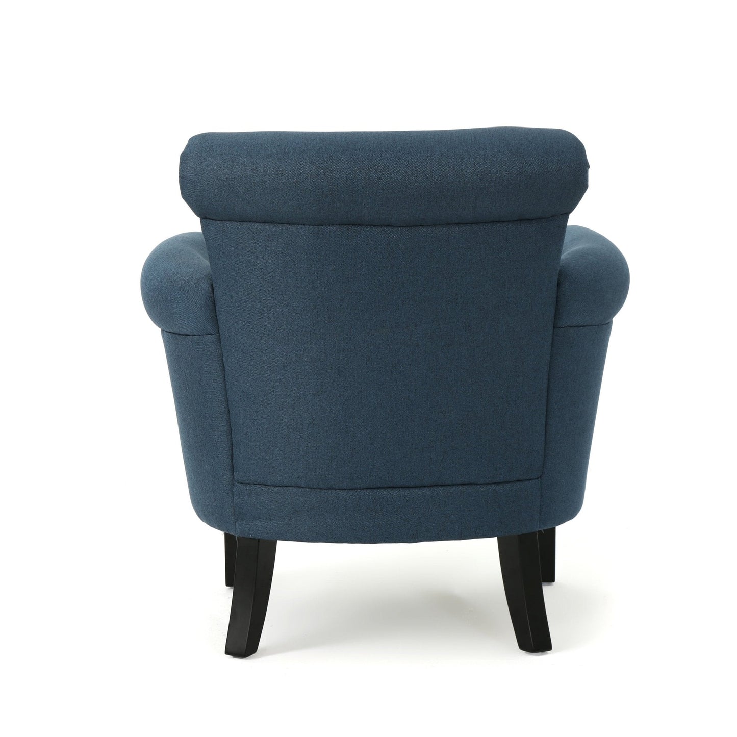 Club Chair with Rolled Arm and Nail Head Trim