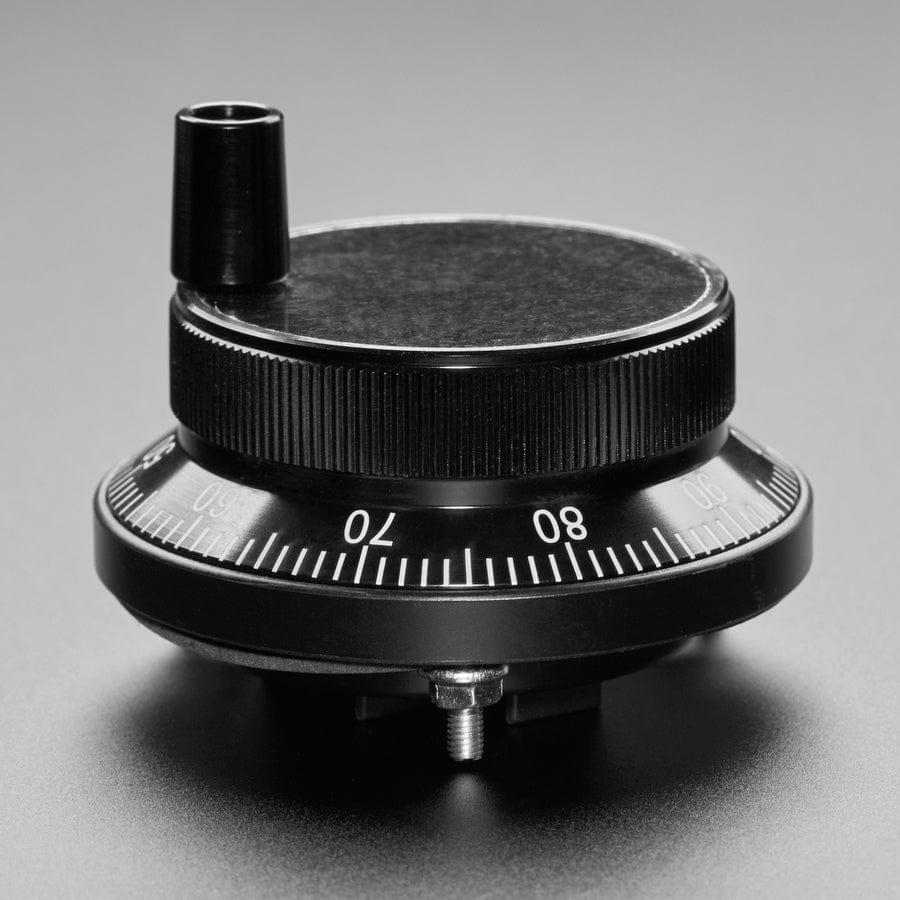 CNC Rotary Encoder - 100 Pulses per Rotation - 60mm Black