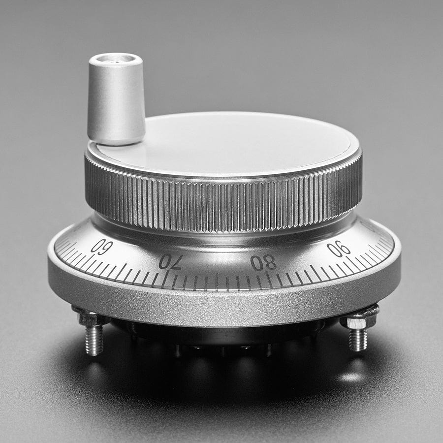 CNC Rotary Encoder - 100 Pulses per Rotation - 60mm Silver