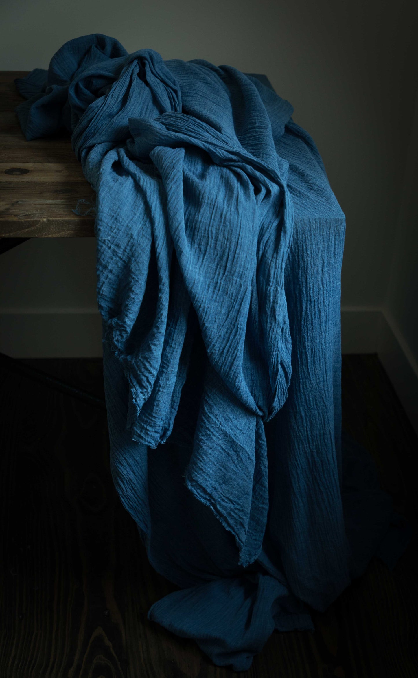 Cobalt {Tight Weave Extra-Wide Table Cover}