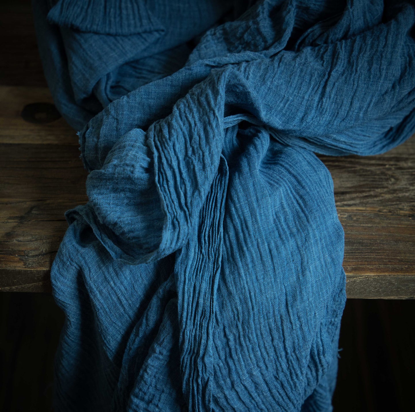 Cobalt {Tight Weave Extra-Wide Table Cover}