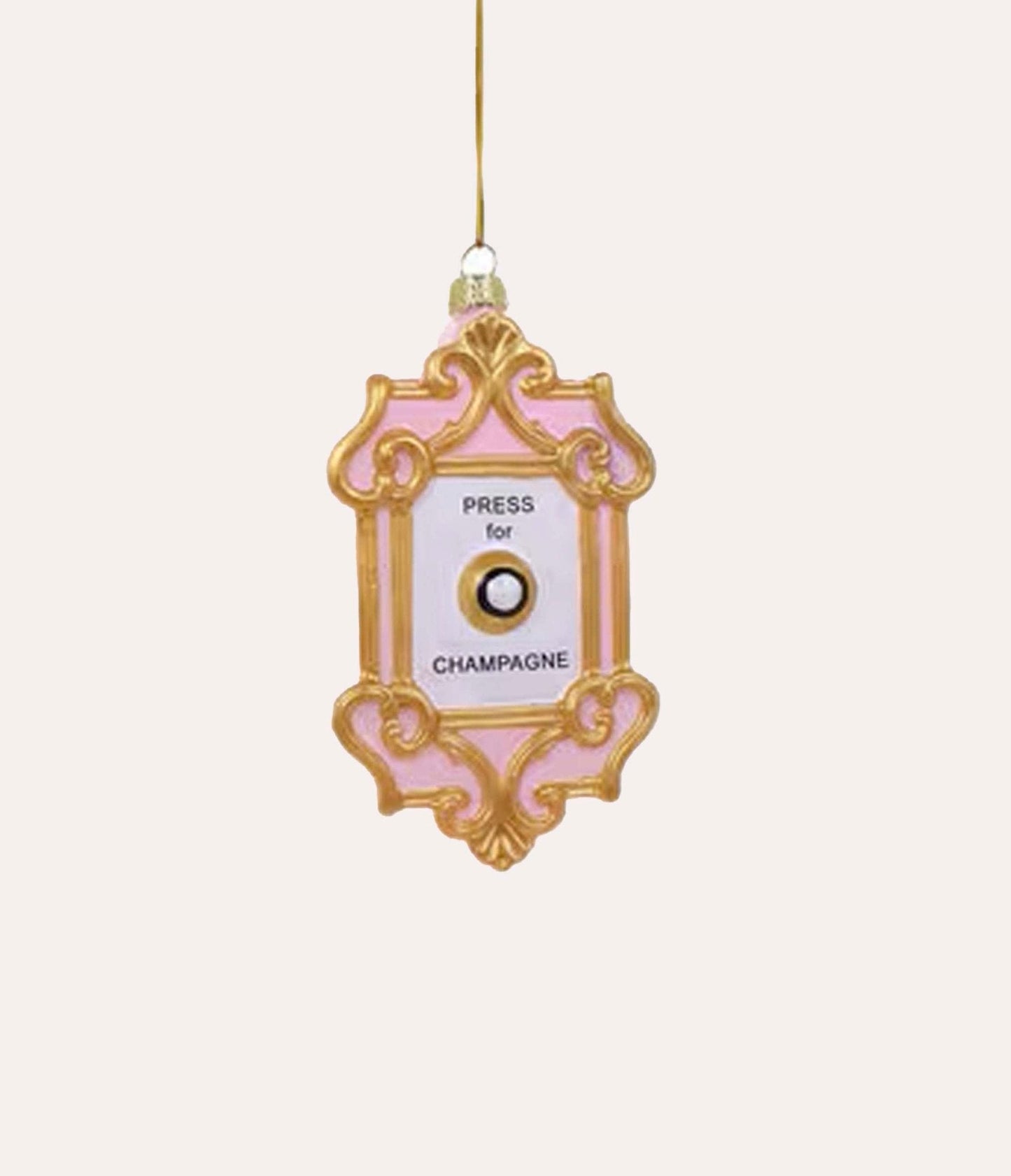 Cody Foster Champagne Button Ornament
