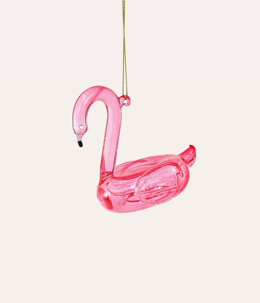 Cody Foster Pink Flamingo Floaty Ornament