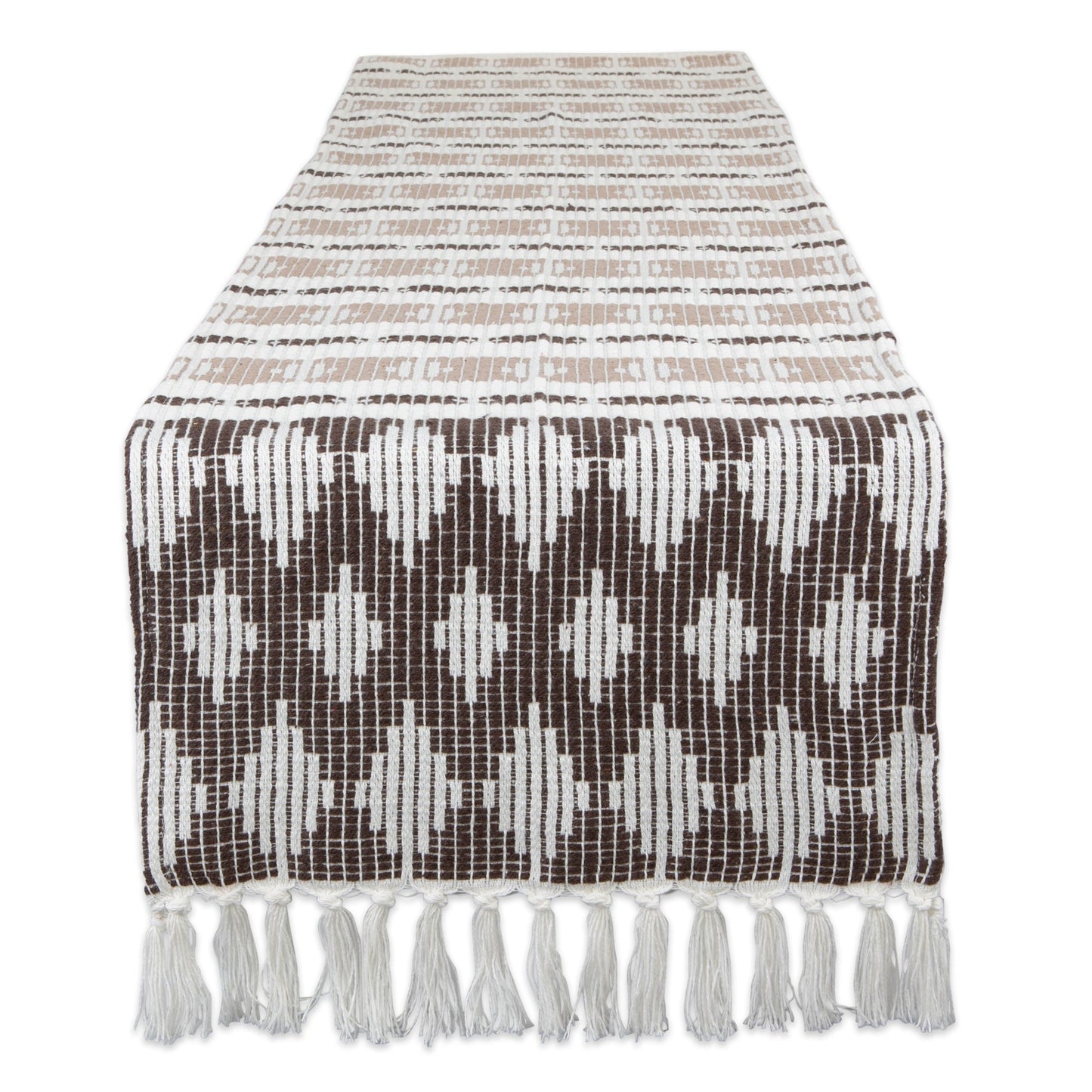 Colby Southwest Dark Brown Stone Table Runner