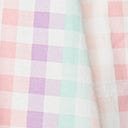 Collectif Pastel Rainbow Gingham Suspender Swing Skirt